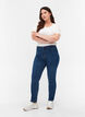 Super slim Amy jeans med høyt liv, Blå, Model image number 0