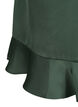 Omslagskjole i sateng med lange ermer, Duck Green, Packshot image number 4