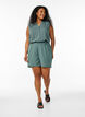 FLASH - Ermeløs bluse i viskose, Grønn, Model image number 1