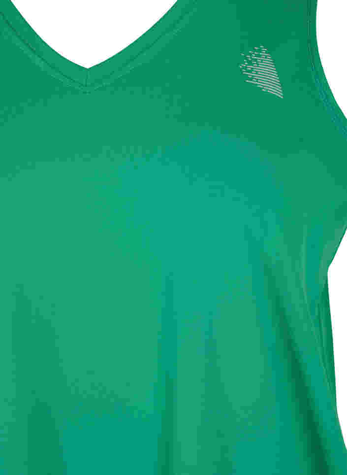 Treningstopp med V-hals, Jolly Green, Packshot image number 2