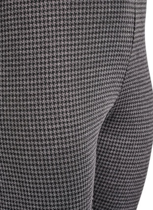 Zizzi Mønstrede leggings med regular waist, Grå, Packshot image number 2