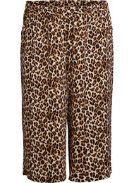 Culottebukser med mønster, Leopard AOP