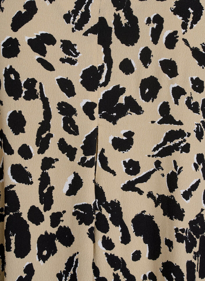 Viskose A-linjekjole, Beige, Packshot image number 2