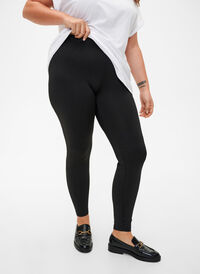 2-pack basis leggings, Svart 2-pack basis leggings, Svart, Model