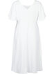 Festkjole i empiresnitt, Bright White, Packshot image number 1