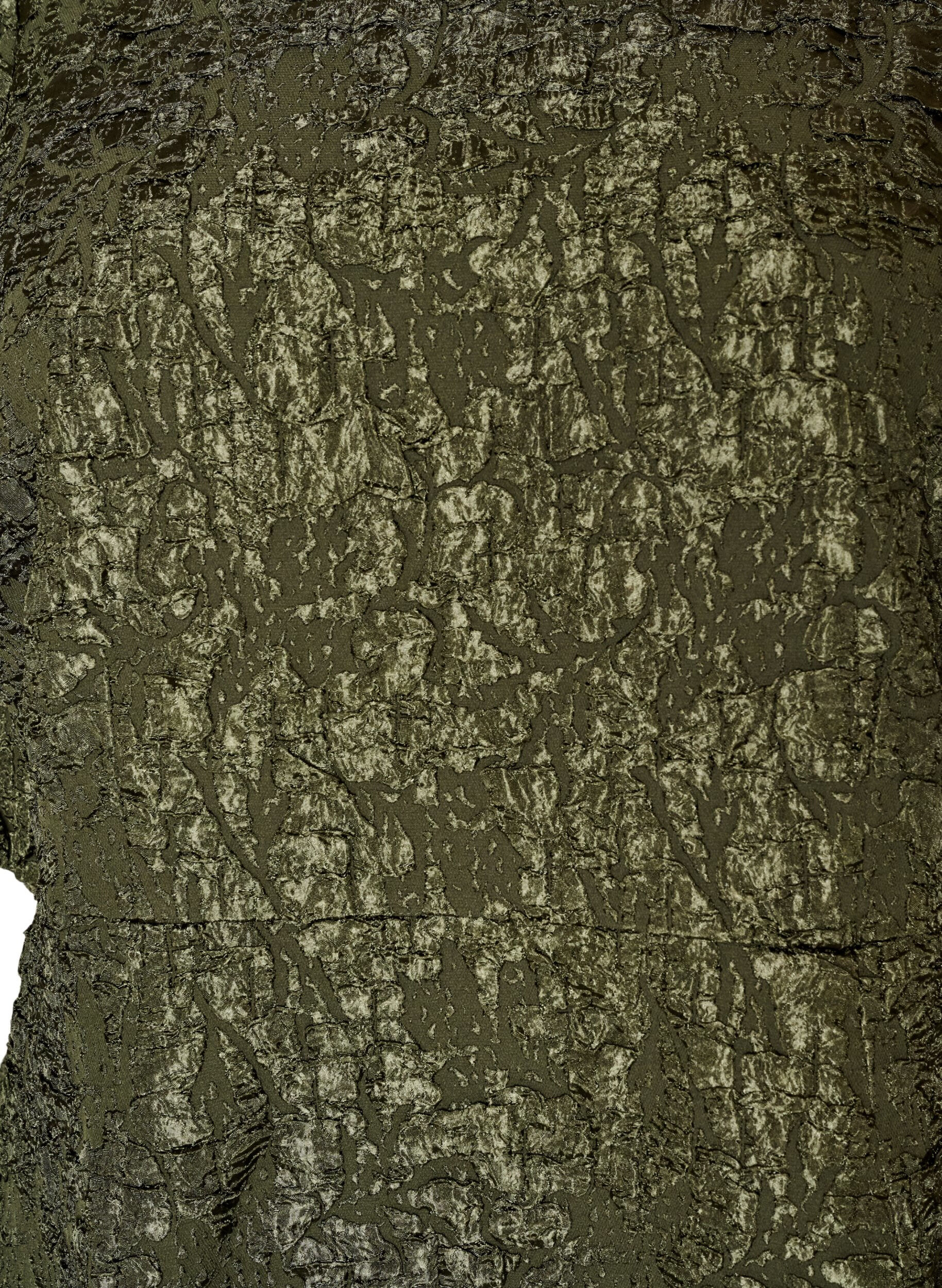 ZizziJacquard kjole med puffermer og A-linje, Gr&oslash;nn, Packshot image number 2