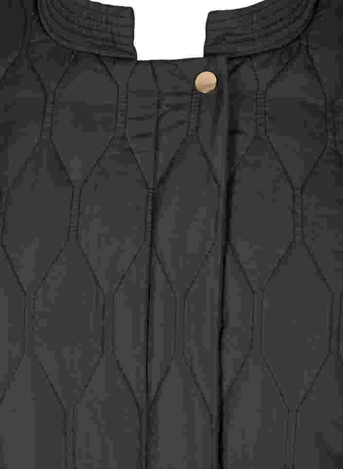 Quiltet jakke med lommer, Black, Packshot image number 2
