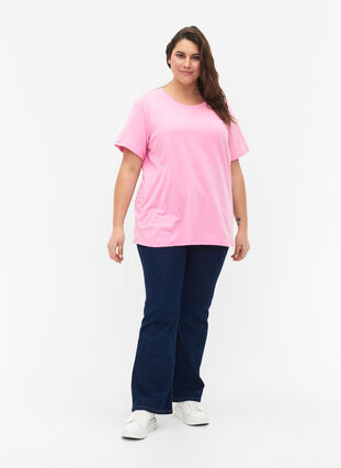 FLASH - T-skjorte med rund hals, Begonia Pink, Model image number 2