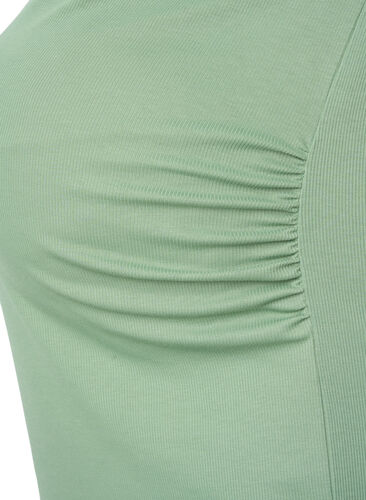 T-skjorte i ribbet materiale til gravide, Green Bay, Packshot image number 2