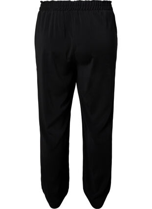 Flared bukser med lommer, Black, Packshot image number 1