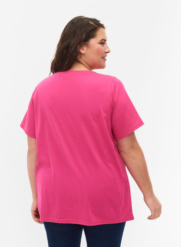 FLASH - T-skjorte med motiv, Raspberry Rose, Model image number 1