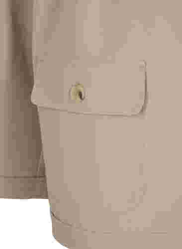 Shorts med påsydde lommer, Humus, Packshot image number 3