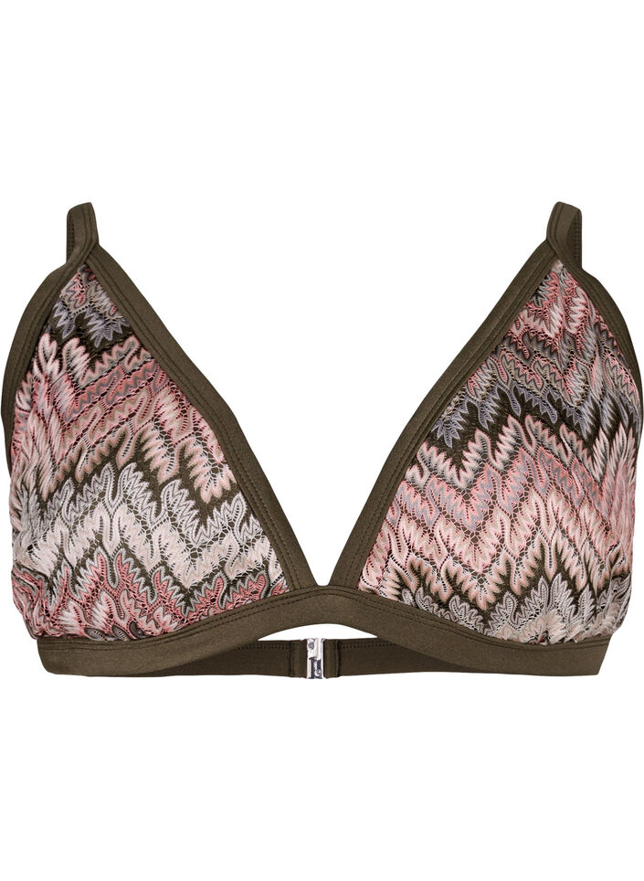 Mønstrete trekantbikini, Beech AOP, Packshot image number 0
