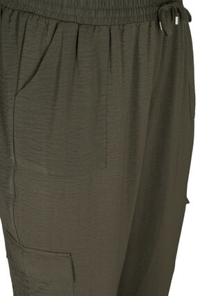 Løse bukser med store lommer, Black Olive, Packshot image number 2