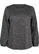 FLASH - Jerseybluse med lange ermer, Grå, Packshot image number 0