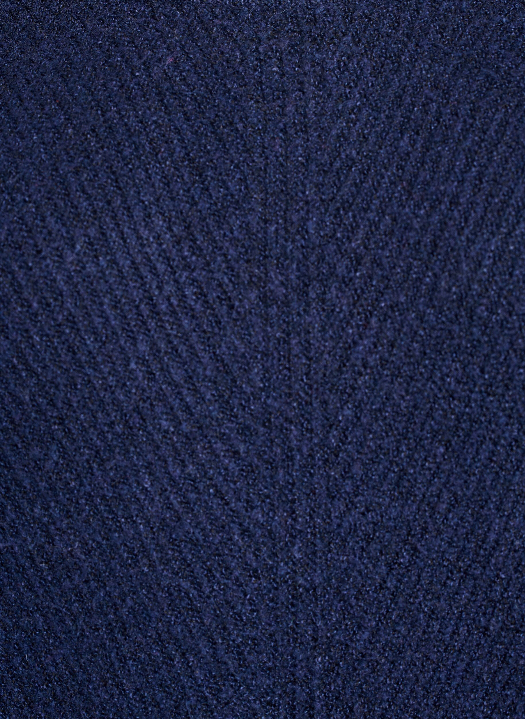 ZizziStrikkegenser med diagonalt m&oslash;nster og raglanermer, Bl&aring;, Packshot image number 2