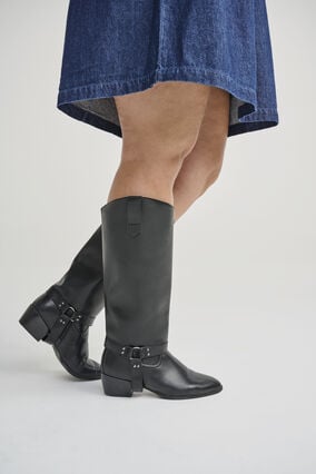 Zizzi Støvel med avtakbart skaft, , Model