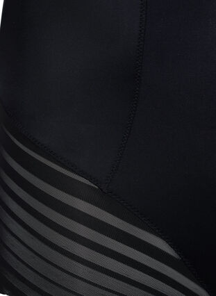 Zizzi Bodystocking med mesh, Black, Packshot image number 3