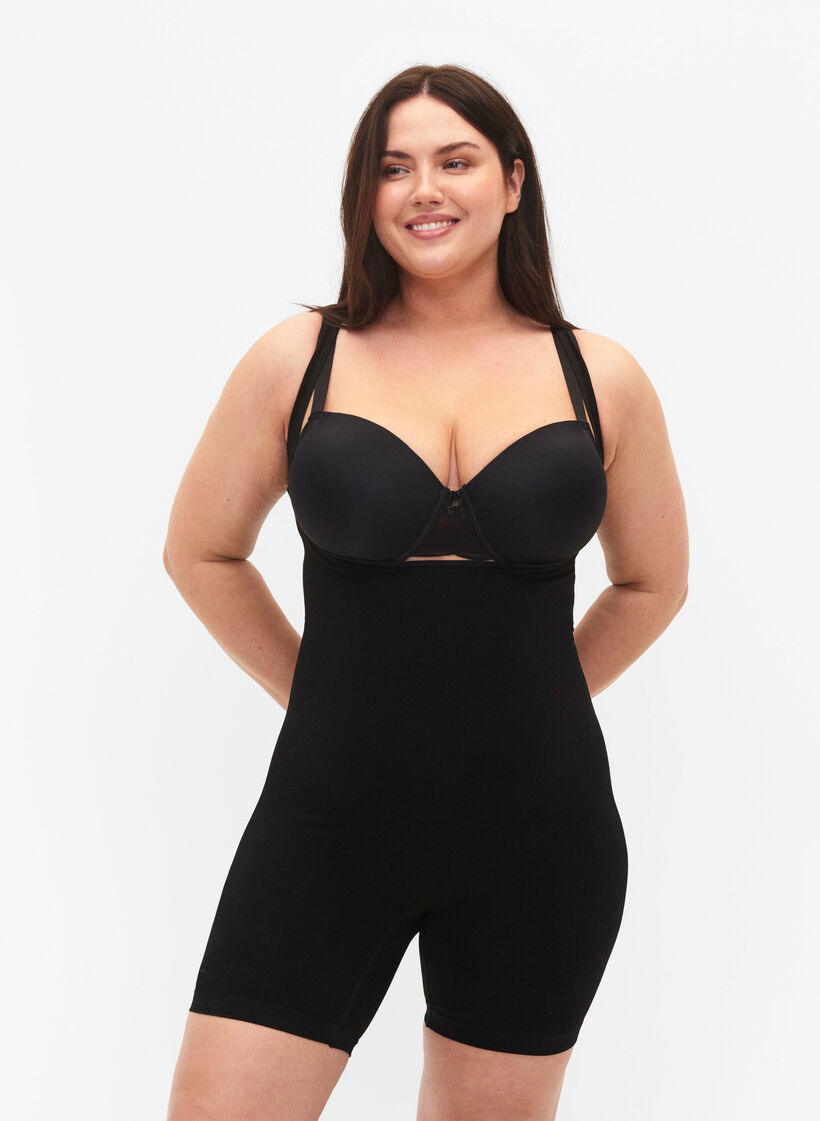 Shapewear-drakt, Svart, Model image number 0