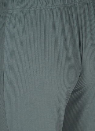 Løse bukser med en ribbet struktur, Balsam Green, Packshot image number 3