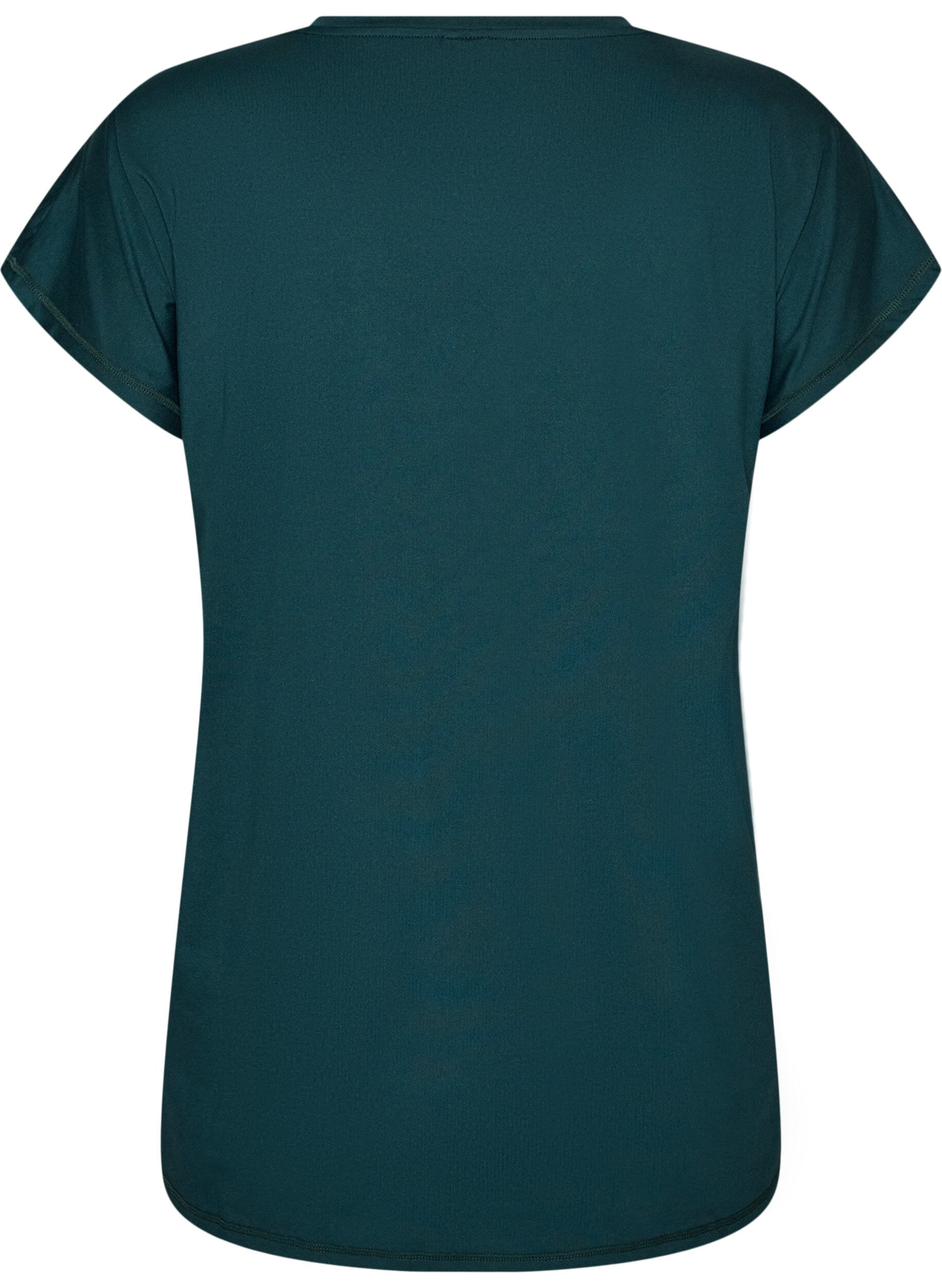 ZizziLang trenings-T-skjorte, Gr&oslash;nn, Packshot image number 1