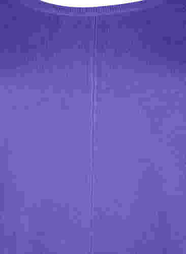 Strikket tunika i en viskoseblanding, Purple Opulence, Packshot image number 2
