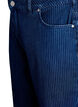 Stripete jeans med straight fit, Blå, Packshot image number 2