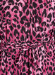 Midikjole med knappelukking og knytebelte, Rosa, Packshot image number 2