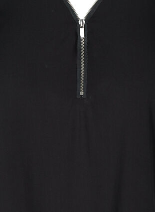 Bluse i viskose, Black, Packshot image number 2