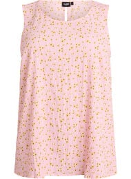 Ermel&oslash;s topp med tekstur, Rosa