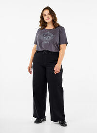 FLASH - Vide jeans, Svart FLASH - Vide jeans, Svart, Model