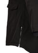 Vannavvisende softshell jakke med vattert f&ocirc;r, Svart, Packshot image number 4