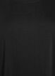 T-skjortekjole i jerseystoff med et laget blonder, Svart, Packshot image number 2