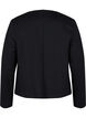 Kort blazer uten lukking, Black, Packshot image number 1