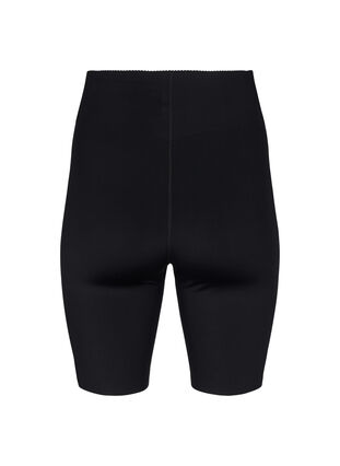 Zizzi Tettsittende treningshorts med lomme, Black, Packshot image number 1