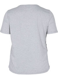 Cropped T-skjorte med knyting
