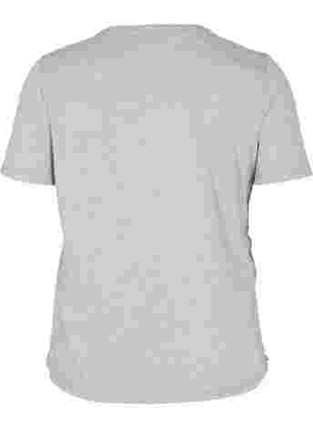 Cropped T-skjorte med knyting