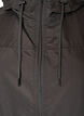 Lett parkas med hette, Svart, Packshot image number 2