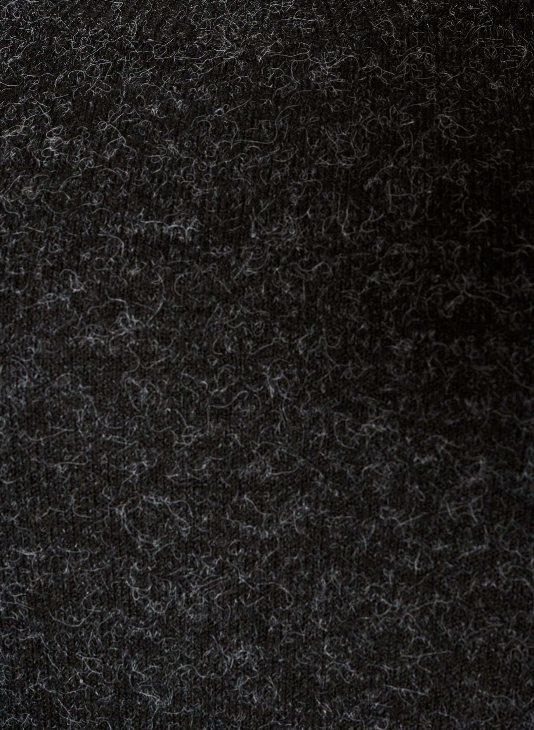 ZizziLang strikkebluse med kuleknapper, Gr&aring;, Packshot image number 2