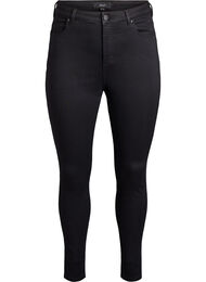Super slim Amy jeans med h&oslash;y midje, Svart