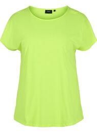 Neonfarget T-skjorte i bomull, Neon Lime