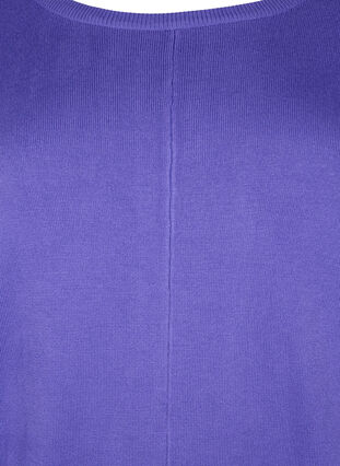 Strikket tunika i en viskoseblanding, Purple Opulence, Packshot image number 2