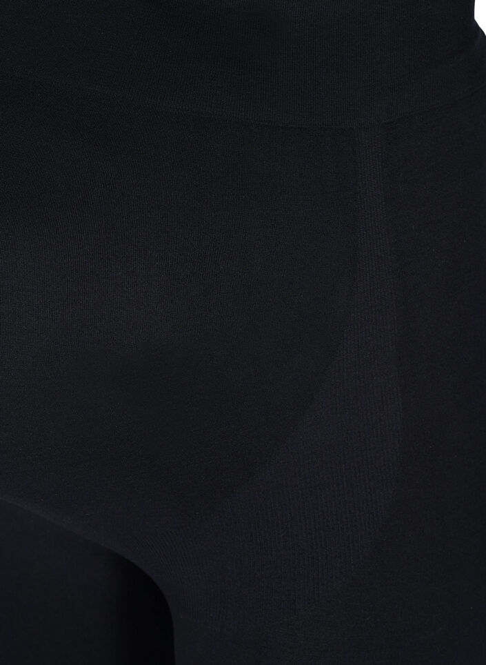 Sømløs leggings til gravide, Black, Packshot image number 2