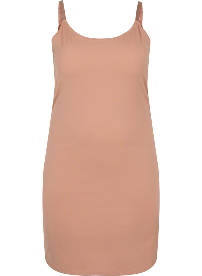 Light shapewear kjole - Brun - Str. 42-60 - PlusLet