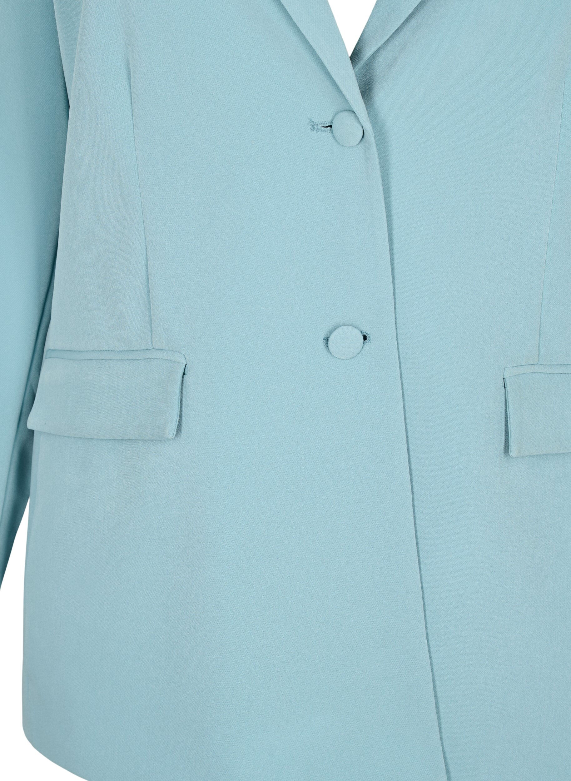 Zizzi Klassisk blazer med knappelukking, Citadel, Packshot image number 2