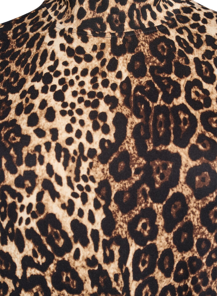 FLASH - Kjole med lange ermer og turtleneck, Svart, Packshot image number 2