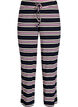 Stripete pyjamabukser med vide ben, Bl&aring;, Packshot image number 0