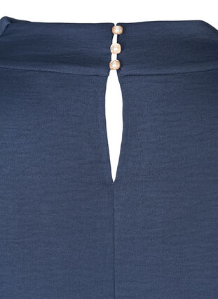 Bluse med lange puffermer, Sargasso Sea ASS, Packshot image number 3