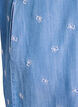 Lyocell kjole med plagg i denim og broderte blomster, Bl&aring;, Packshot image number 3
