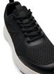 Wide fit - Komfortable sneakers med støtabsorberende såle, Svart, Packshot image number 2